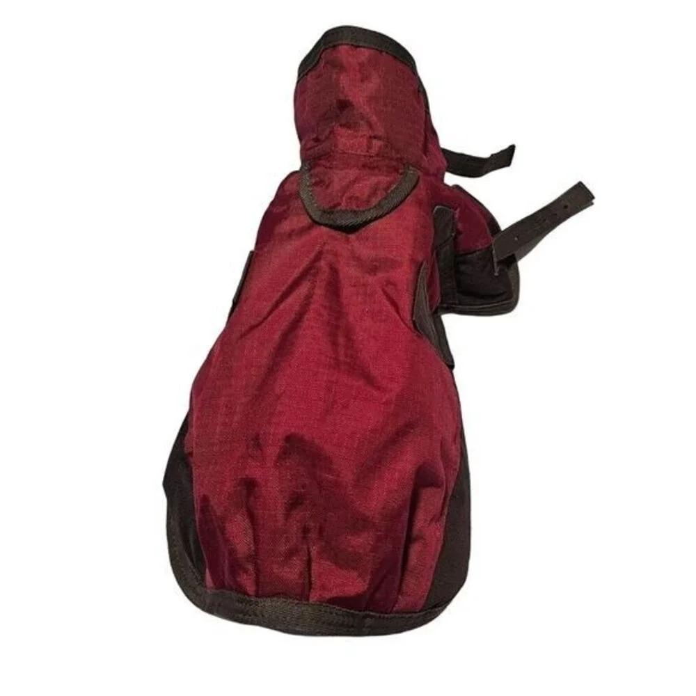 Dog Jacket Durable Red‎ Brown Dog Winter Coat Vest Jacket S/M Puffer Warm